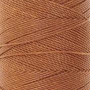 Bobina de hilo encerado Linhasita para micro macramé 1 mm - Ámbar (388) x168m