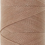 Bobina de hilo encerado Linhasita para micro macramé 1 mm - Cappuccino (65) x168m