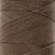 Bobina de hilo encerado Linhasita para micro macramé 1 mm - Marrón sepia (389) x168m
