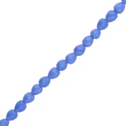 Cuentas de vidrio facetadas pera 4x4mm - Azul Real x43cm