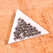 Heishi arandalas - onduladas - Imitación Hematita - 6x1.7 mm x39cm