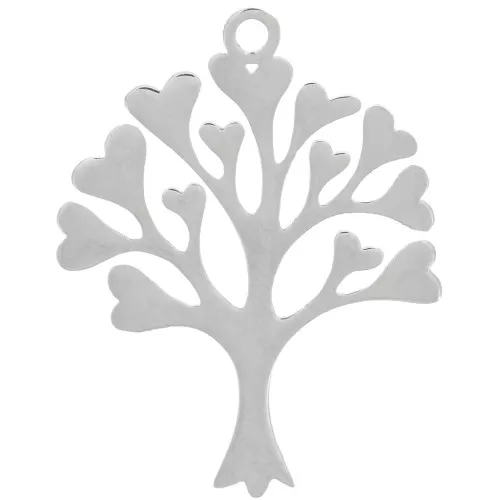 Colgante Árbol de la Vida 32x25 mm - Acero inoxidable 304 x1