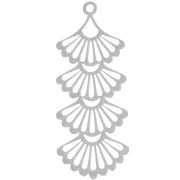 Colgante multi-abanico 41x17 mm - Acero inoxidable 304 x1