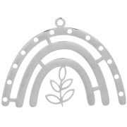 Colgante multiagujero 26x36 mm con hoja pequeña - Acero inoxidable 304 x1|raw }}