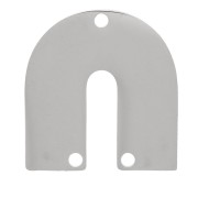 Entrepieza en forma de U 17x16 mm - Acero inoxidable 304 x1