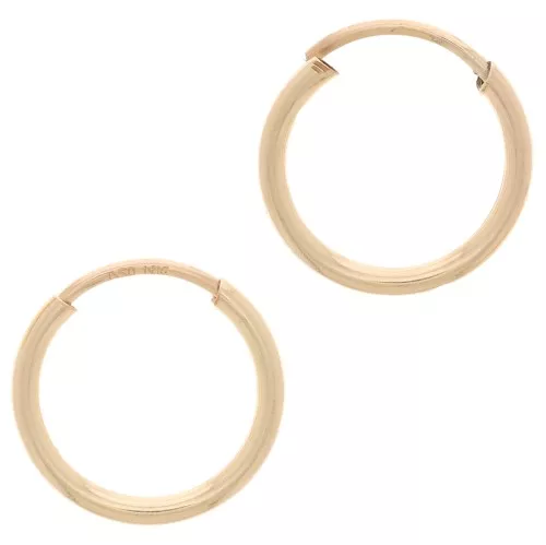 Mini criollos 11,5 mm - Gold Filled x2