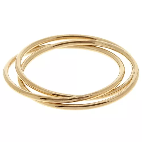 Anillo 3 anillos entrelazados - Talla 50 - Gold Filled x1