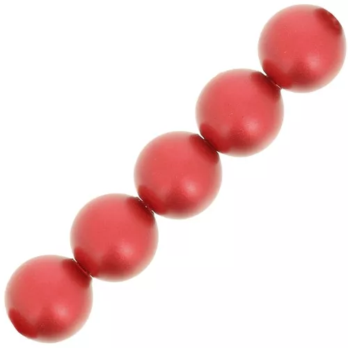 PureCrystal 5810 4 mm - Perla roja iridiscente x20