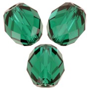 Olive Briolette PureCrystal 5044 perle olive 7x6 mm - Emerald x1|raw }}