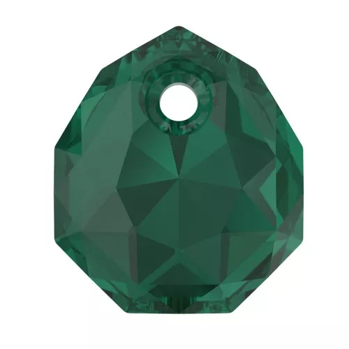 PureCrystal 6436 Colgante Majestic 9 mm - Esmeralda x1