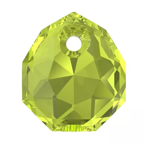 PureCrystal 6436 Colgante Majestic 9 mm - Verde cítrico x1