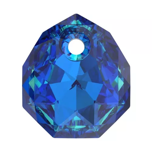 PureCrystal 6436 Colgante Majestic 9 mm - Cristal Azul Bermuda x1