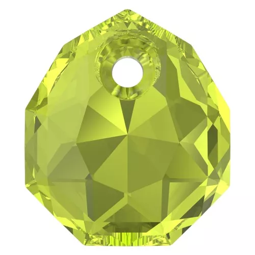 PureCrystal 6436 Colgante Majestic 11,5 mm - Verde cítrico x1