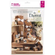 Calendario de Adviento DIY - 24 cubos para decorar x1|raw }}