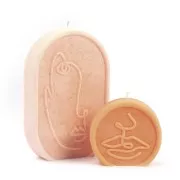 Molde para velas - 2 formas - Creative Seed - Line Art x1