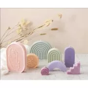 Molde para velas - 4 formas - Creative Seed - Geometric x1