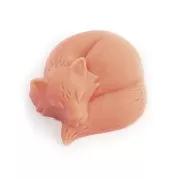 Molde de jabón - Zorro 7x6 cm - Transparente x1