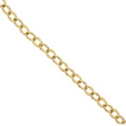 Cadena de fantasía de 7.4mm - Acero inoxidable 304L Dorado x98cm