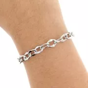 Cadena de malla de fantasía de 7,1 mm - Acero inoxidable 304 x99cm