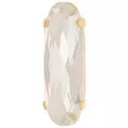 Cristal engaste Aurora A4161 Long Classical Oval 21x7 mm - Dorado - Crystal x1