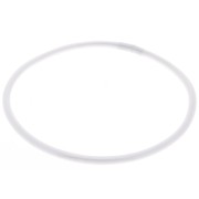 Pulsera Budista Semirredondo - Tibetano 68 mm - Blanco Nacarado x1