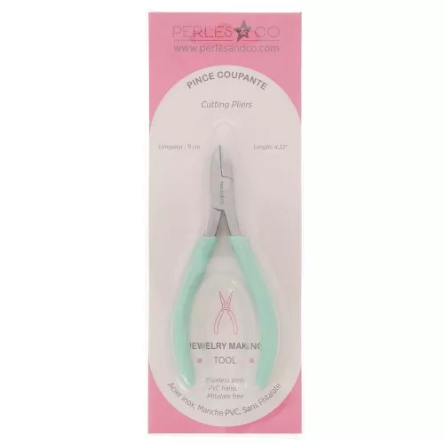 Alicates de corte 11 cm de Perles&Co - Brillo menta x1