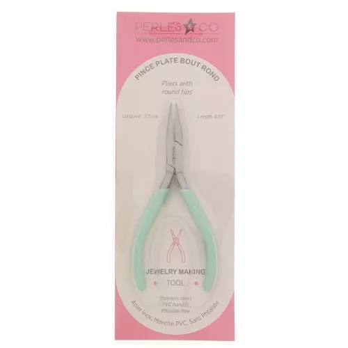 Alicate punta redonda 11,5 cm de Perles&Co - Purpurina menta x1