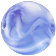 Cuentas acrílicas redondas 12 mm - Blanco jaspeado - Azul oscuro x10|raw }}