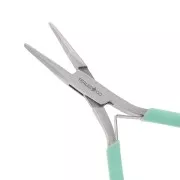 Alicates de punta plana con punta larga y fina y muelle 13 cm By Perles&Co - Menta