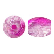 Cuentas de cristal Baros® by Puca® 6x5 mm - Ice Slushy Strawberry x10g|raw }}