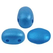 Cuentas de cristal Samos® by Puca® 7x5 mm - Chatoyant Sky Blue x10g
