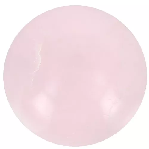 Cabujón de piedra preciosa redondo de 14 mm - Cuarzo rosa x1