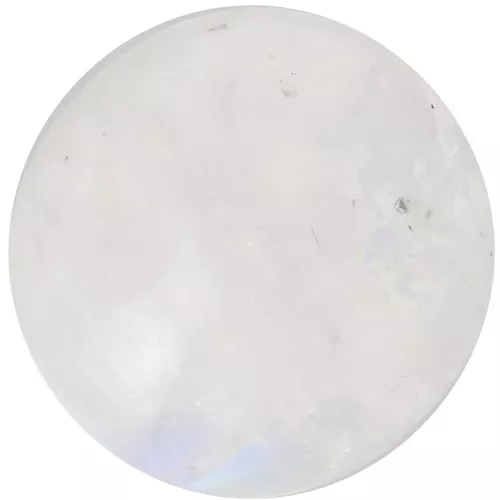 Cabujón de piedra preciosa redonda de 14 mm - Piedra de la Luna x1