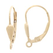 Sacos de dormir con anillo abierto de 17 mm - patrón de concha - Gold filled x2|raw }}