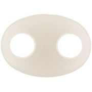 Eslabón acrílico para granos de café 32x23 mm - Crudo x1|raw }}