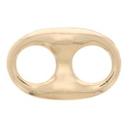 Café en grano 20x13 mm - Dorado x1