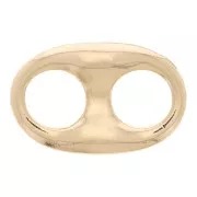 Café en grano 20x13 mm - Dorado x1