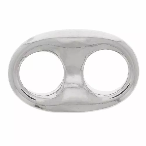 Inserto de grano de café 20x13 mm - Rodio x1