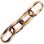 Eslabón acrílico transparente ovalado 19x12 mm - Marrón leopardo - Negro x1|raw }}