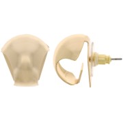 Ganchos pendientes curvadas para colgantes 17x16 mm - Dorado x2|raw }}