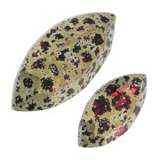 Regalo - Navette PureCrystal 4228 Oro Escarlata Patinado - Talla al azar x2
