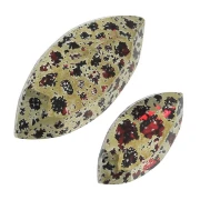 Regalo - Navette PureCrystal 4228 Scarlet Gold Patina - Talla aleatoria x1