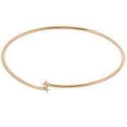 Brazalete flexible para semi-perforado - Gold filled x19cm