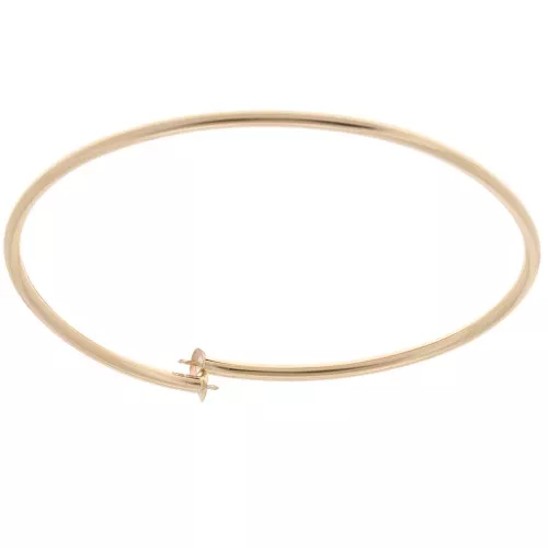 Brazalete flexible para semi-perforado - Gold filled x19cm