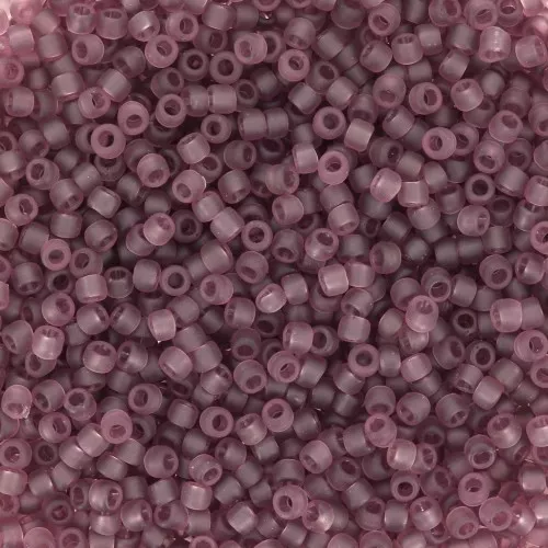 Rocalla Toho 15/0 TO15R6BF - Transparent Medium Amethyst Frosted x8g
