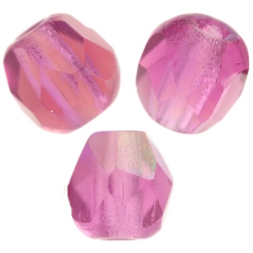 Facetas 3 mm - Fuchsia AB x50