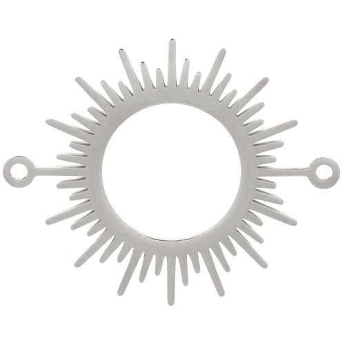 Espaciador Sunburst de 17 mm - Acero inoxidable 304 x1