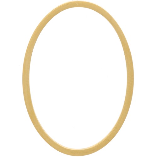 Anillo de montaje y tejido ovalado 24x17 mm - Acier inoxydable 304 Dorado x1