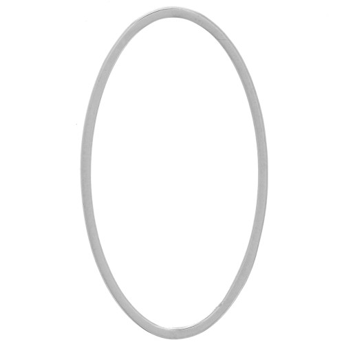 Anillo de montaje y tejido ovalado 26x15 mm - Acier inoxydable 316L x1