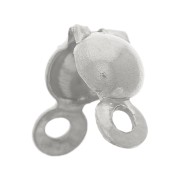 Tapas de nudo de 4 mm con anillos cerrados - acero inoxidable 304L x4|raw }}